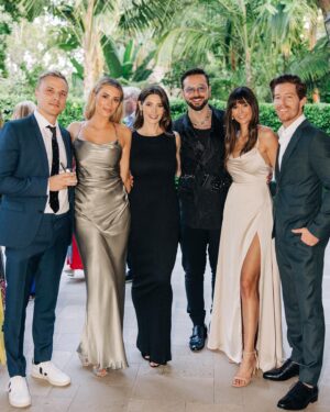 Matt Cutshall Instagram - I honestly look like a UTA agent with all my clients however this was my friends wedding. A wonderful time it was celebrating them 🥂 @benbrunotraining @nobread 💕