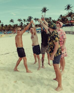Matt Cutshall Instagram - Dreams come true and here’s proof. Not only did I get to tan my cheeks on a private island, but I also got to put some of my favorite bands on a cruise ship with 2,500 other fans for the vacation of a lifetime! We crowd surfed to Yellowcard, screamed along to Underoath, made out during Mayday Parade, moshed to Story of the Year… and that’s only a few of the legendary bands who came with us! A sincere thank you to every fan and band who helped make this cruise a reality. Many more to come! See you guys on the 2025 @emosnotdead777 Cruise! 🚢 🖤 

Shout out to every band who played this year. THANK YOU!👇🏼🫶🏼🖤

@yellowcard 
@underoathband 
@maydayparade 
@storyoftheyear 
@augustburnsred 
@sensesfail 
@tdwpband 
@blessthefall 
@secondhandjohn 
@charlottesands 
@redjumpsuit 
@armorforsleep 
@madinalake 
@reclaimthefallen

📸: @cbradyphotography