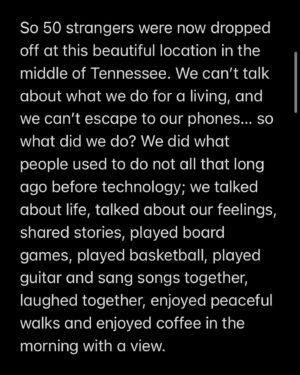 Matt Cutshall Instagram - My life changing experience. I hope this resonates with some of you who might need it ❤️ @experienceonsite