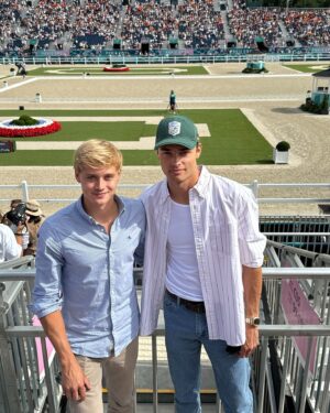 Matt Harnacke Instagram - My very first time attending an Olympics… the atmosphere was like nothing I have ever felt before. At a time where things have been so fragile for us all, yesterday dressage shined and showcased some incredible combinations, incredible talent and high emotions. I can’t thank horses enough for what they have brought to my life and the places and people they connect me to ❤️🐴 these are memories I will revisit often.