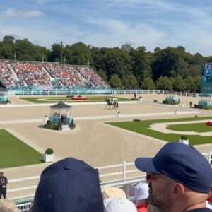 Matt Harnacke Instagram - My very first time attending an Olympics… the atmosphere was like nothing I have ever felt before. At a time where things have been so fragile for us all, yesterday dressage shined and showcased some incredible combinations, incredible talent and high emotions. I can’t thank horses enough for what they have brought to my life and the places and people they connect me to ❤️🐴 these are memories I will revisit often.