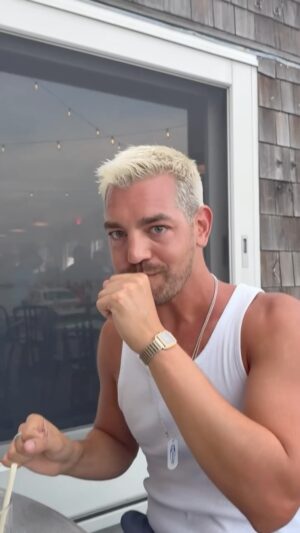 Matt Rogers Instagram - when in rome (ptown), do as the romans do (slurp)