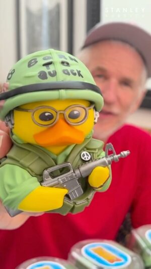 Matthew Modine Instagram - Born to Quack! 

It’s competition time.

We’re giving away a very special Tubbz Private Joker duck because it is signed by Private Joker himself @matthewmodine. 

To be in with a chance of winning follow us & share this post.

A winner will be chosen at random and contacted for a postal address.