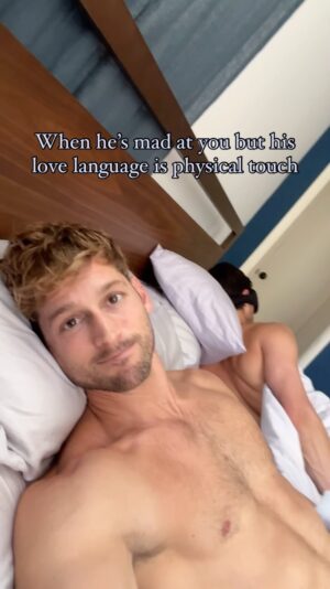Max Emerson Instagram - Anyone else find it impossible to go to sleep when you’re angry? 
.
.
.
.
#fyp #couple #reels #grumpy