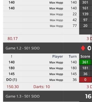 Max Hopp Instagram - Zwei Achtelfinals, 2x 10-Darter & Platz 19 im Ranking🚀🎯
#challenge #tour #auftakt #immerweiter