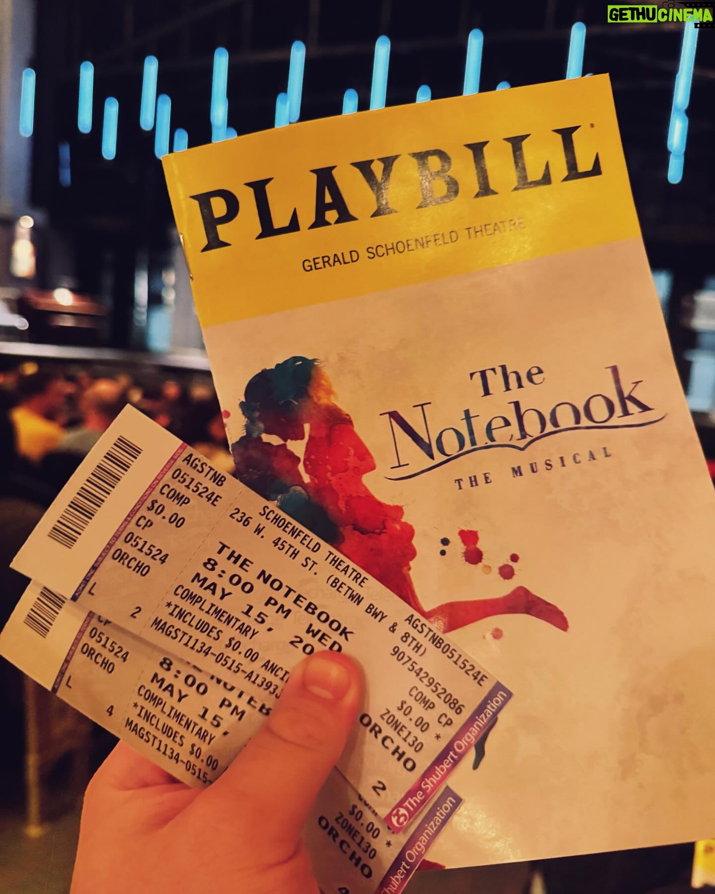 Max Talisman - 3 Likes - The Notebook ~ On Broadway ❤️✨
Thank you so much to the team at @notebookmusical for inviting me to see this gorgeous musical! It’s genuinely the most excited I have been about a new score on Broadway in years. Huge congratulations to everyone involved because I will be listening to the album on repeat for weeks! ❤️❤️❤️
Special congrats to @geoffreyhko on his Musical Directing Broadway Debut. I know this is only the start for your massive career & I’m thrilled to have a front row seat thanks to my permanent spot as @leahsplatt’s bestie!
In all seriousness buy a box of Kleenex and get your tickets because this is how you do musical theater on Broadway!!
Ps my amazing outfit is by @johnnybiggusa 🩷