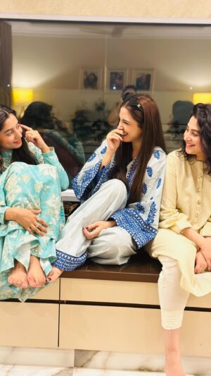 Maya Ali Instagram - It’s a different kind of madness when we are together… 🙈🎊🪩