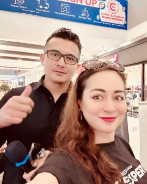 Maya Karin Instagram - Jalan jalan with these people hujung minggu ni!.. 
sikit lagi, Taiping and Ipoh today
#theexpert #roadshow