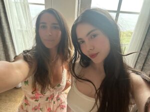 McKayla Maroney Instagram - Aly baby.  u know i love youuu.  So I’m sorry to post such a low quality selfie😅 just really proud of you and your vulnerability on the call her daddy podcast.  It can be scary to be real, when we were trained to show up “perfect” … down to the littlest details. I remember when our coaches used to ask if we were okay. We were trained to say “yes” no matter how we felt (or what body part was broken lol.) Those things made us really tough athletes, which I’m thankful for… but long term it doesn’t build the healthiest foundation for a person.  With that being said, I’ve watched you work incredibly hard on yourself to grow into someone who can speak out and make a difference for girls like us.  You inspire me @alyraisman ❤️