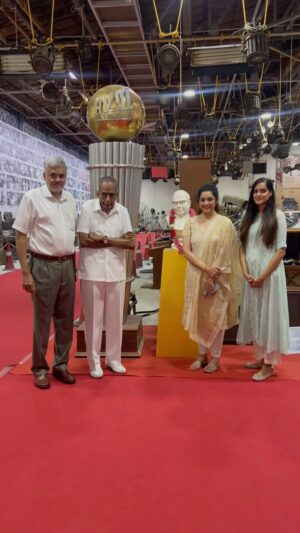 Meena Instagram - ✨ A Trip Down Memory Lane at AVM Heritage Museum ✨

Recently, I had the pleasure of visiting the AVM Heritage Museum in Chennai. It was such a nostalgic experience, reliving some incredible memories. I’m incredibly proud that my movie **Pallak** was showcased in the museum—what an honor! 🎥

Meeting the legendary AVM Saravanan, along with Guhan and his daughter Aruna Guhan, made the visit even more special. Thank you all for making this happen!

#AVMHeritageMuseum #Chennai #Nostalgia #IndianCinema #Pallak #Ejaman #AVMSaravanan #Grateful #Memories #CinemaJourney