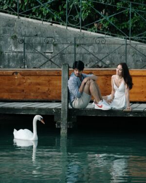 Meganne Young Instagram - Just found a folder full of prenup pictures with Boneezy. We specifically requested that the lovely photographers just follow us around and shoot what they felt would look fun. For Bonez and I, we wanted photos that captured how we enjoyed a day when we travel. I posted a bunch of these photos years back but I think that this set is my favorite— it’s a more accurate depiction of our random moments as we rumble our way through life ❤️ ps, the “check my tinga” photo is my life multiple times a week 🤣