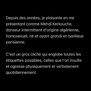 Mehdi Kerkouche Instagram - 4/07/24