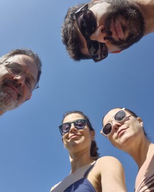 Mel Lisboa Instagram - Tudo azul por aqui 🌊