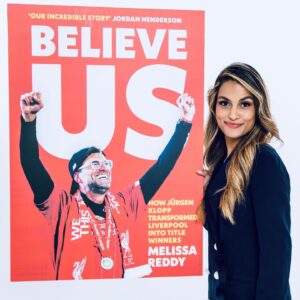 Melissa Reddy Instagram - I wanted to do something elaborate - like stitch together the audio of every interview I’ve done with Jürgen Klopp since 2015 - as a tribute post and a reminder of what he said and inherited when he joined Liverpool to how he breathed life into the club, and the incredible legacy he now leaves behind. 

But nothing feels good enough, big enough or epic enough to capture how he changed not just a football institution, but millions of lives - including mine. 

So this is a simple but enormous professional and personal THANK YOU. I’ve spent a decade working in England, a large portion of it covering Jürgen’s transformation of Liverpool from when it was just a hashtag (#Kloppforthekop) to working on some of the most unbelievable football games in history 🤯

I grew as a journalist; long-form specials, a debut book, learning to articulate situations you couldn’t picture in your wildest dreams that were suddenly unfolding before your eyes (Corner Taken Quickly, yes you!). It was always a pleasure - even when he was annoyed by a question, an article or opinion 😅 

The professional experiences will stay with me forever. 

And then there are the personal lessons that are  tattooed to my mind: setbacks are not failure, it is information to use and help you go again, to go better and harder. Do not be obsessed with the end result; the magic is really in the journey - the shared memories, the relationships along the way, scaling the obstacles. If there is a chance, if there is belief, if there is the willingness to work, then anything is possible…

I know this is an industry that is obsessed with measuring greatness purely by medals and trophies but there is no piece of silverware that tells the story of how a normal man made an extraordinary difference to a club, a city, a sport and to millions around the world. 

Danke @kloppo ❤️