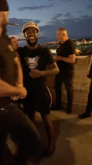 Merab Dvalishvili Instagram - Happy birthday to my Svani Brother @funkmastermma I wish you all the best Aljo 🎉❤️🦾. ჩემს სვან ძმას ალჯოს ვულოცავ დაბადების დღეს.