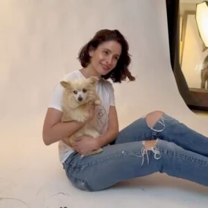 Mercedes Mason Instagram - I had the absolute pleasure of working with @charlienunnphotography and Raymond who take gorgeous photos of rescue animals through @wagsandwalks and @hitlivingfoundation 

Since all my fur babies have passed, I was lucky enough to be paired with these silly babies who are up for adoption.

PLEASE rescue don’t buy. There are so many animals in need of loving furever homes. #adoptdontshop 

*Also, make sure your pets are safely INDOORS this Fourth of July holiday season as fireworks are traumatizing for animals who do not understand the loud noises and will try to escape*