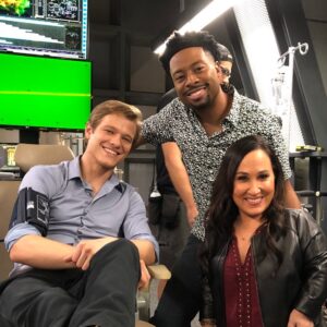 Meredith Eaton Instagram - Join us tonight for an all new mind altering episode of @MacgyverCBS directed by the amazing  @yangzombrauen #cbs #macgyver