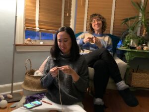 Meredith Stepien Instagram - The moment I’ve been dreaming of finally came true this past week!! We hosted my whole family here in our house!! 💕💕💕 I loved having us all in one place just snackin, crafting, doing crosswords and laughing together. I’m so lucky!!!!