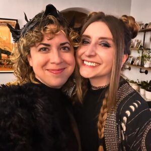 Meredith Stepien Instagram - Thankful for birthday girl @shootthewendy for bringing out our inner goths this weekend!! Happy birthday my love!!