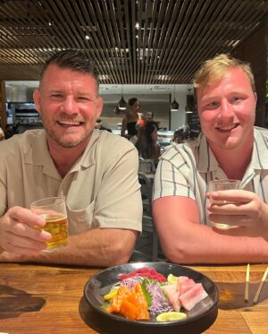 Michael Bisping Instagram - Another great day in Maui. Finished off with a little stop at turtle beach before one of the best meals we’ve ever had at @nukamaui . Big shout out to chef Hiro , Yuri and @pmtenore