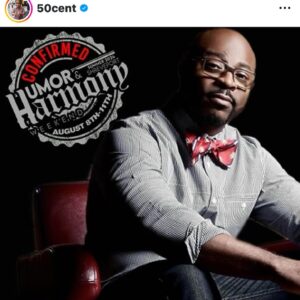 Michael Blackson Instagram - Only @50cent could pull this off because we love this modasucka. Shreveport Louisiana got a treat last night, 4 hrs of comedy from the hottest comics in the game. The beechneega that did the lineup tried to set me up for failure by having go on right after master p and Dababy, but Dave Chapelle told me Mike don’t worry we all rock stars. Sometime we forget who we are so thank you Dave. Best 10 mins performance of my career.