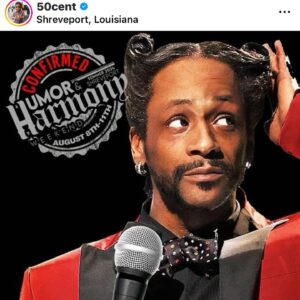 Michael Blackson Instagram - Only @50cent could pull this off because we love this modasucka. Shreveport Louisiana got a treat last night, 4 hrs of comedy from the hottest comics in the game. The beechneega that did the lineup tried to set me up for failure by having go on right after master p and Dababy, but Dave Chapelle told me Mike don’t worry we all rock stars. Sometime we forget who we are so thank you Dave. Best 10 mins performance of my career.