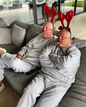 Michael Chiklis Instagram - Santa gave us the rest of afternoon off! Merry, merry 🎄