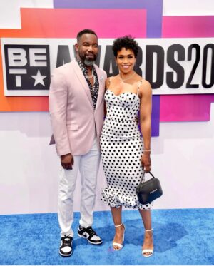 Michael Jai White Instagram - “Date Night” with my wife @iamgillianwhite at the 2024 BET AWARDS last night! @bet 🖤🤍 #powercouple #couplegoals #husbandandwife #awards #redcarpet #music #datenight #bet