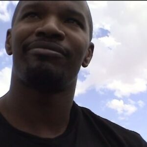 Michael Mann Instagram - Jamie Foxx while racing taxicabs at Willow Springs Racetrack for Collateral. Foxx driving.