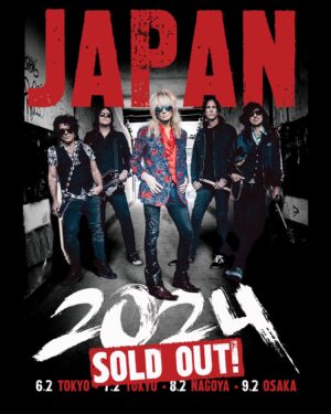 Michael Monroe Instagram - And that’s a wrap! Four SOLD OUT shows in Japan. Thank you to everyone who came to a show. We head back to Finland later today and begin recording a new album next week!! 👀