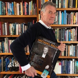 Michael Palin Instagram - Preparing for the Erebus/ Python tour 
1. Write script.

2. Find  a poster so I know where I’m going

Get your tickets here: https://www.themichaelpalin.com/tour-2019/