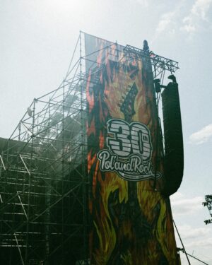 Michael Patrick Kelly Instagram - Dziękuję Pol’and’ Rock 2024 for having me at the 30th anniversary of this iconic festival! What a powerful crowd - still in awe from last Saturday’s fantastic vibe. Wow! 

MPK 

📸: @luis.jantsch 
@polandrockfestival #PolAndRock2024 #Polska #MichaelPatrickKelly #PeaceBell
