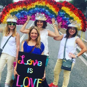 Michael Traynor Instagram - #Pride! @therealbrookenevin and The Rainbow Gals!
#Resist #Insist #Persist
#ResistanceMarchLA