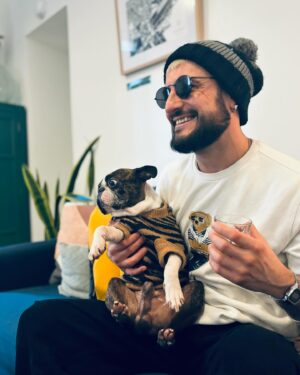 Michal Instagram - Bonne semaine à tous! 📸 @bixente_photography #barbizon #weefy #bostonterrier #bostonterriersofinstagram #instadog #ralphlauren