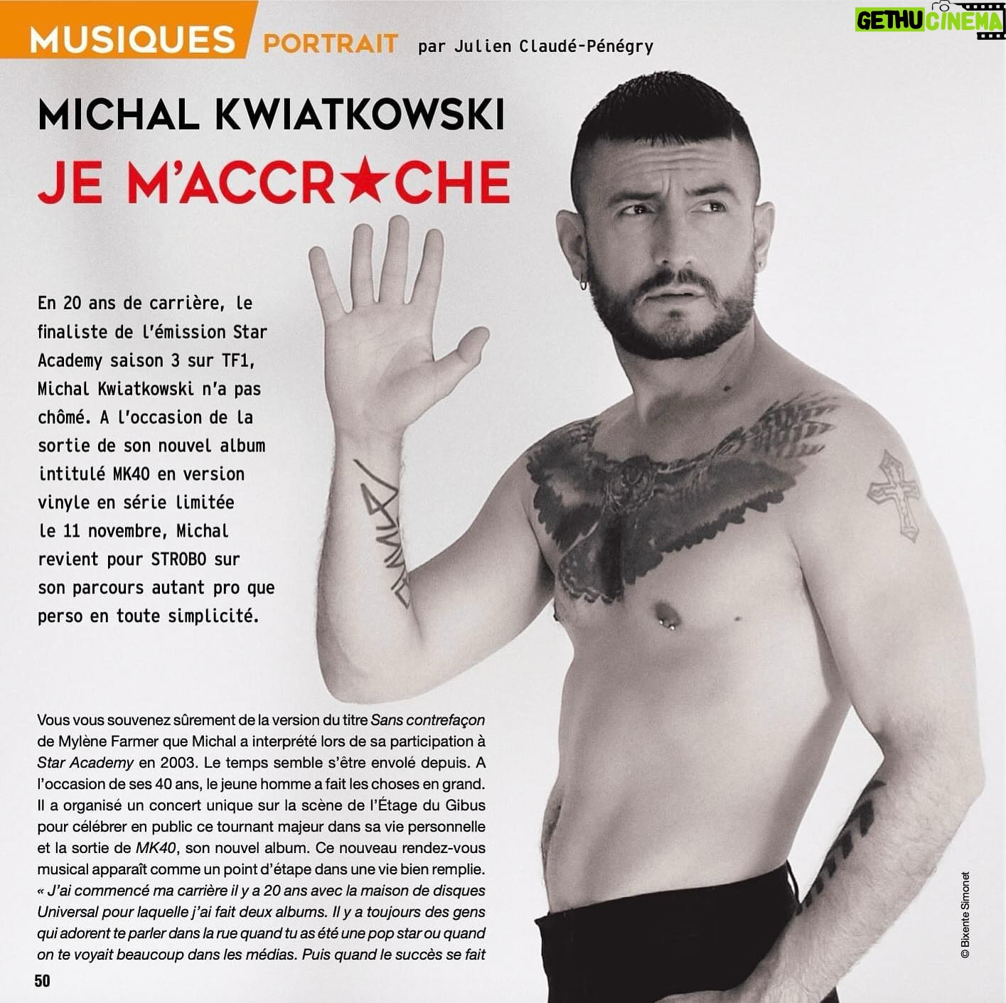 Michal - 475 Likes - Merci à @strobomag pour cette belle promo. Et bravo pour tous vos engagements, surtout en ce 1er décembre, journée mondiale de lutte contre le sida. Plus d’infos dans mes stories d’aujourd’hui! 📸 @bixente_photography #strobomag #cover #1erdecembre #journeemondialedeluttecontrelesida #sexosafe
