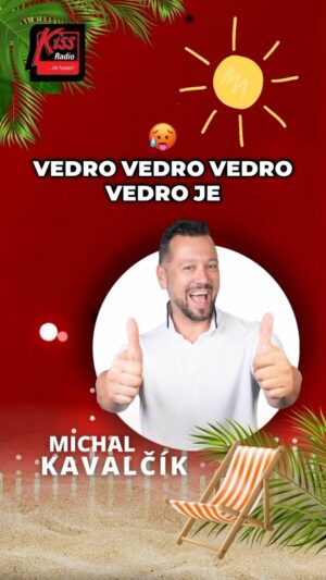 Michal Kavalčík Instagram - Dneska prej 34🔥🔥🔥😅
VEDRO VEDRO VEDEO JE 🔊🤟🏼🙏🏼 Tak se trošku schladíme na @kissradiokiss 📻 #radiokiss #vedro #vedrovedro