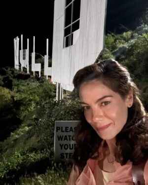 Michelle Monaghan Instagram - Just a regular Friday night making @maxxxinemovie with the great Ti West!!🩸Who’s seeing the movie this weekend!?! In theaters now in the US and UK! A special out to special effects makeup artist Kevin Wasner @wasnerkevin making all our gory dreams come true! ⚡️🙌⚡️#bts