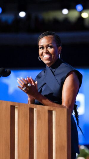 Michelle Obama Instagram - It’s up to us to remember what Kamala’s mother told her: Don’t just sit around and complain — do something! 

We only have two and a half months left until Election Day. 

So, let’s get to work!