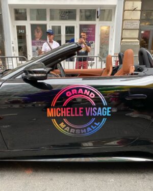 Michelle Visage Instagram - CAN YOU IMAGINE?!!! I was invited to be a GRAND MARSHAL of @nycpride!!!! This was a moment I will NEVER FORGET! THANK YOU THANK YOU THANK for having me and making me feel so special. NYC Pride was the first Pride I ever attended many, many years ago and it is by far the best in the world as it is the OG and the reason we march! Thank you to my face, @lipsticknick for coming to NYC to do this with me and for my NYC hair guru @lorenzodiazhair for giving me my coif! For everyone who was there and helped us spread and feel the love 🌈 , I love you SO MUCH! I also got to see my dear friend @sydneyharcourt shine as RumTugTugger in CATS and that was beautiful to witness. I love you, NYC, for then, for now, FOREVER! I am HONORED to walk hand-in-hand with a community I love with all of my being and I proud to call myself an ally 🏳️‍🌈🌈