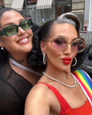 Michelle Visage Instagram - CAN YOU IMAGINE?!!! I was invited to be a GRAND MARSHAL of @nycpride!!!! This was a moment I will NEVER FORGET! THANK YOU THANK YOU THANK for having me and making me feel so special. NYC Pride was the first Pride I ever attended many, many years ago and it is by far the best in the world as it is the OG and the reason we march! Thank you to my face, @lipsticknick for coming to NYC to do this with me and for my NYC hair guru @lorenzodiazhair for giving me my coif! For everyone who was there and helped us spread and feel the love 🌈 , I love you SO MUCH! I also got to see my dear friend @sydneyharcourt shine as RumTugTugger in CATS and that was beautiful to witness. I love you, NYC, for then, for now, FOREVER! I am HONORED to walk hand-in-hand with a community I love with all of my being and I proud to call myself an ally 🏳️‍🌈🌈