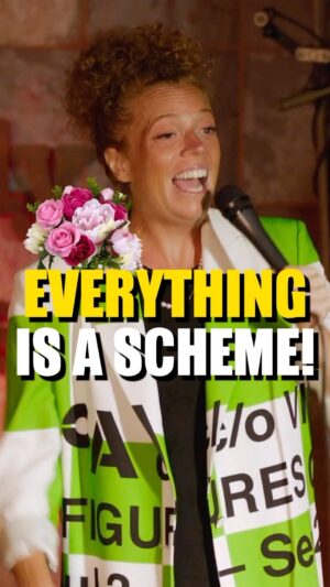 Michelle Wolf Instagram - #challenge I want to see YOU use “I’m sorry but my vagina is terribly hairy” as an excuse to get out of something. Send screenshots of the texts. I’ll repost the best ones! #hairyexcuse #standup #comedy #michellewolf