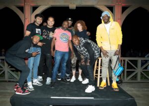 Michelle Wolf Instagram - Let me tell you something about my brother Dave Chappelle - he is the most compassionate, thoughtful and brilliant person I’ve ever met. Of course he’s hilarious too but that doesn’t begin to encapsulate all he is. He built a stage so that we could all do what we love... so that profound moments like 8:46 could happen, which I hate that he had to do. We’re really lucky this man exists. Thanks Dave. p.s. the guest cottage is almost out of toilet paper. (2nd 📸: @candytman)