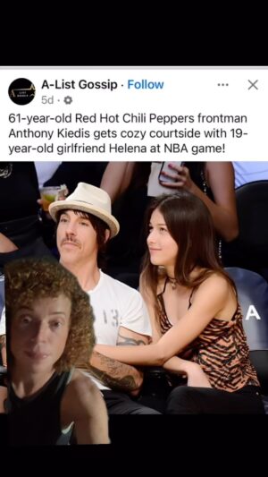 Michelle Wolf Instagram - Your current baby could be an old man’s future girlfriend #comedy #standup #redhotchilipeppers #agegap #michellewolf #old