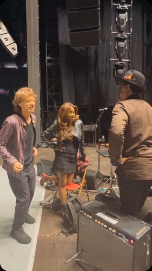 Mick Jagger Instagram - A little warm up!