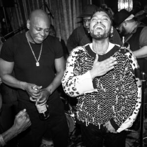 Miguel Instagram - Our big brother @davechappelle . Thank you. What a night. What a takeover. V special thank you big brother @bustarhymes and of course the man capturing the momements @candyman