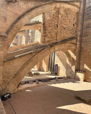 Miguel Bosé Instagram - VISITANDO LA CATEDRAL DE MALLORCA. UNA ABSOLUTA BELLEZA. MEMORABLES LAS TERRAZAS EN ALTURA BAJO SUS CONTRAFUERTES, LA CAPILLA DE BARCELÓ Y EL ROSETÓN MÁS GRANDE DEL MUNDO ENTRE LAS CATEDRALES GÓTICAS.