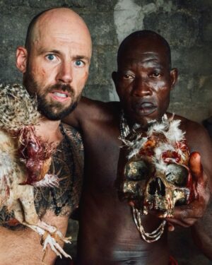 Mike Corey Instagram - Feathers, Bones, and Blood.
This week we’re in the home of voodoo, trying our best discover what’s real.

When I receive criticism about these adventures, this is my attitude: 
Who am I to slam the hammer of judgement?
Who am I to throw shade at cultures that aren’t my own?

My journey is understanding. My path is truth. 
A judgmental mind is a closed mind. 
A closed mind is not a travelers mind.

A travelers mind is one that always desires to hear both sides of the story. 

Knowing that the answers are always complicated.
Everything is various shades of grey. Nothing is black and white.

I don’t expect all to understand. 
I don’t expect all to support.

But the true travelers know, 
There is wisdom in the cracks.
Where people dare to tread. 
Where the uninitiated fear to look.

Bigotry is the poison in our world today.
An inability to see it any other ways than our own.

I might not always agree. I might not always participate. But I will always watch, listen, and learn.

For that is the mind of the initiated. 
For that is the mind of a true traveller.

What a wild adventure. 
Thank you to @lastplacestravel for making it happen 
And @bmc.video for risking curses for the photos. 

#voodoo #benin #adventure