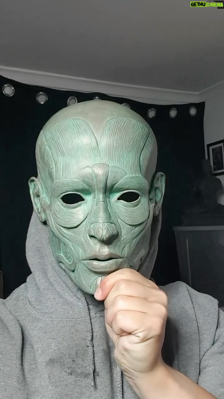Mike Pecci - 345 Likes - Amazing work and detail! Reposted @mindseyefx Sometimes you just wanna see how it would look 👁️
This is the waxed version of my Ecorche Mask
I designed this as part of a full size Écorché Bust, meaning they can only be used as a display piece. This is just for scientific purposes.
.
.
.
#maskdesign #ecorche #anatomyart #contemporarysculpture #deathmask #verdigris #tryitontuesday #anatomicalart #patinated