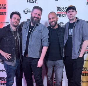 Mike Pecci Instagram - Hanging with the boys at @hollywoodshortsfest