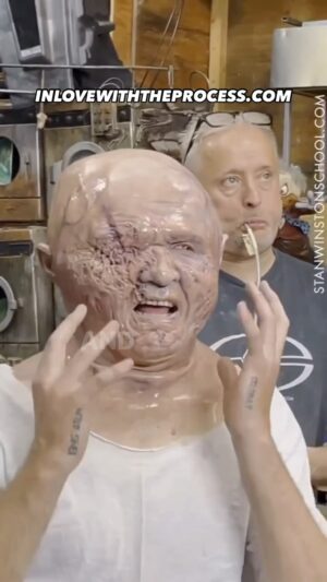 Mike Pecci Instagram - Look how amazing this looks, and it leaves room for an actors performance! Huge shout out to the team behind this one: Incredible Bladder FX work from @stanwinstonschool

Learn to apply, paint, and shoot transformation makeups using bladder effects with FX pros Gary J. Tunnicliffe @hollywoodassassin (Hellraiser series, Sleepy Hollow, Blade) and Mike Jay Regan @mikefx (Nutty Professor II: The Klumps, Men In Black, Hellraiser series).

Prosthetic makeup appliances supplied by @rbfx.
EXTRA THANK YOU to actor & suit performer Joey Wilson @_scarecrowjoe_.

FULL COURSE SERIES:
🔥 PART 1 - Design, Create & Test
🔥 PART 2 - Apply, Paint & Shoot

Courses avaliable from @stanwinstonschool 

#bladderfx #bladdereffects #practicaleffects #stanwinstonschool #scifi #behindthescenes #makeuptutorial #fxmakeup #makeupfx #horrormovies #podcastlife #ilwp #mikepeccidirector @inlovewiththeprocesspod